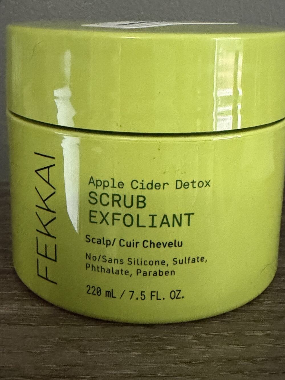 FEKKAI Apple Cider Detox Scalp Scrub Exfoliant Detoxifying Clarifying 7.5